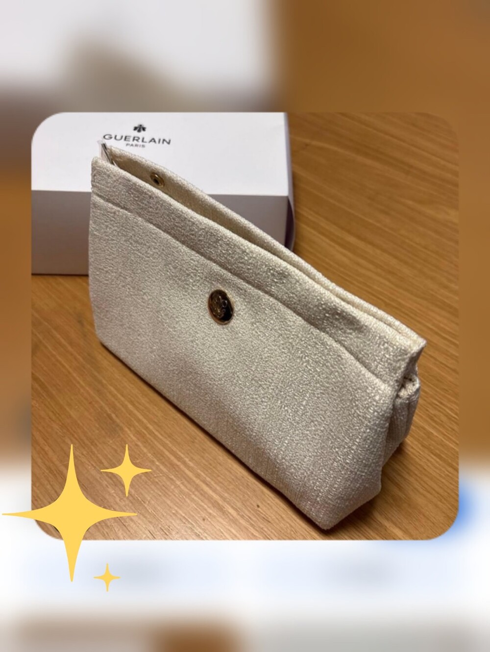 *NEW* Guerlain Tweed Clutch Pouch Bag